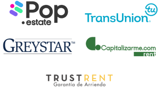 Pop estate, TransUnion, GREYSTAR, Capitalizarme.com, TrustRent